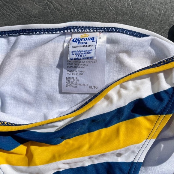 corona beer brand striped bikini bottoms - Picture 6 of 6